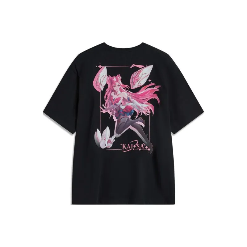 LiNing x LOL Sports Life Collection T Shirt Unisex Black-0