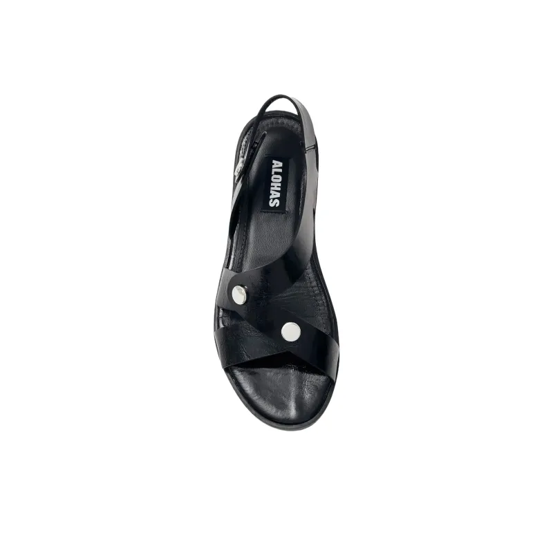 ALOHAS Mindy Strap Sandals Women's Black-3
