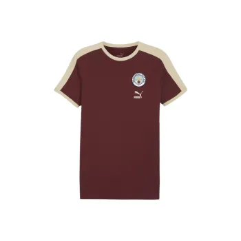PUMA T Shirts Men Burgundy