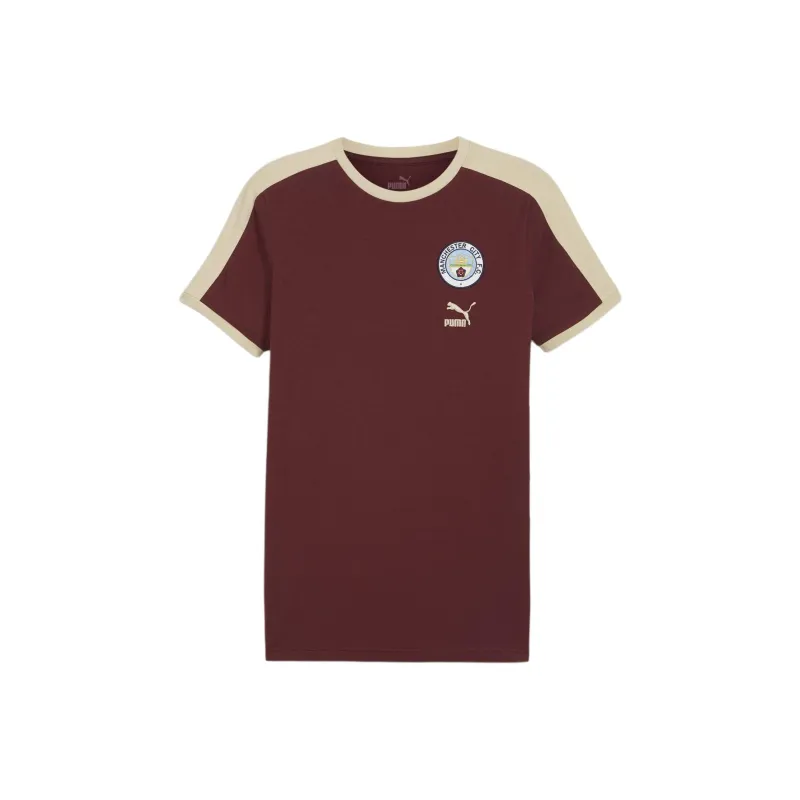 PUMA T Shirts Men Burgundy-0
