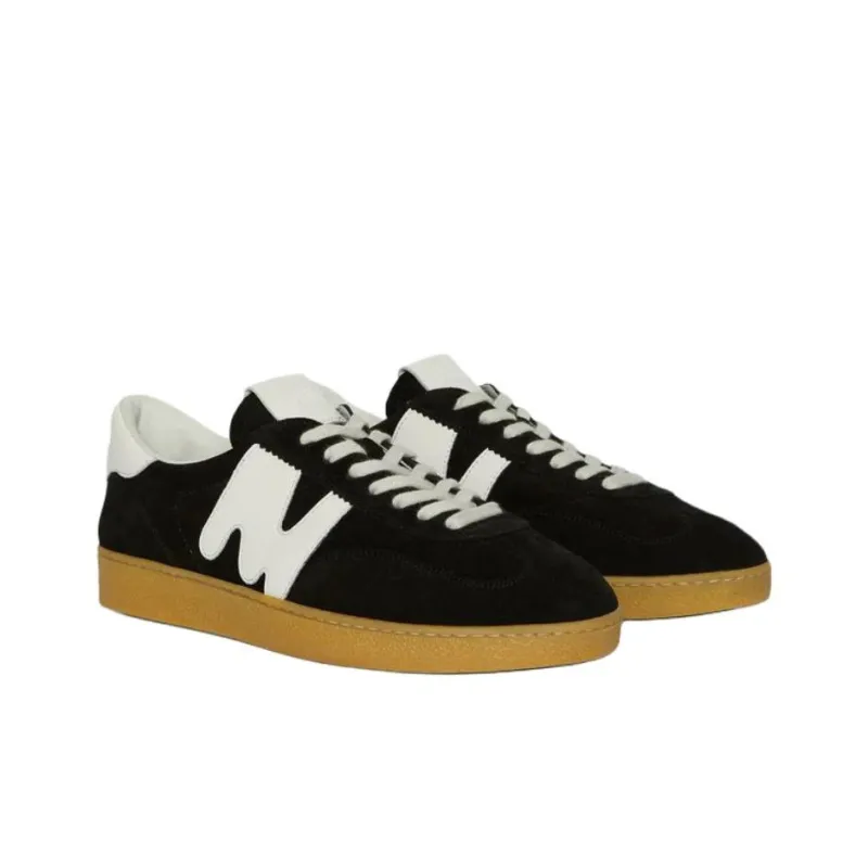 MSGM Retró Trainer Low Top Skateboard Shoes Men's Black-2