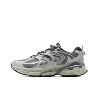 XTEP Enlightenment Anti Slip Wear Resistant Low Top Casual Shoes Men's Gray Black