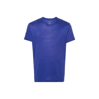 Majestic Filatures Mélange Linen-blend T-shirt