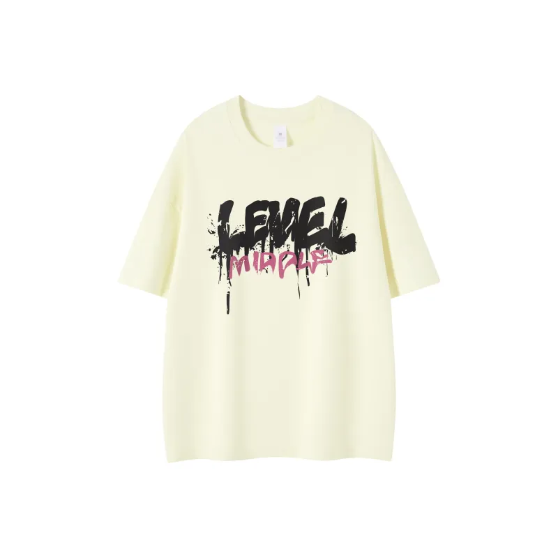 LEVEL RELAX Series Short Sleeved T Shirts Unisex-20