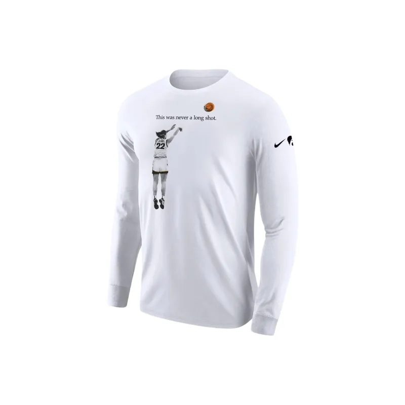 Nike Caitlin Clark Iowa T-Shirt Men's White-0