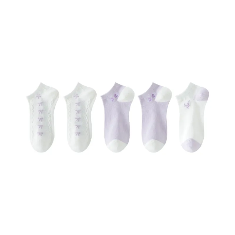 MIIOW Ankle Socks Women's 5 Pack-7