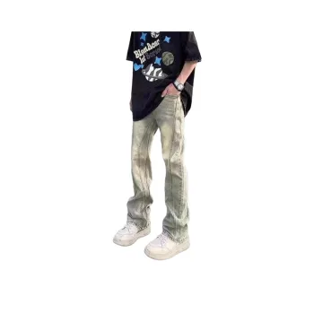 PAINT STAIN Jeans Men's Yellow Mud