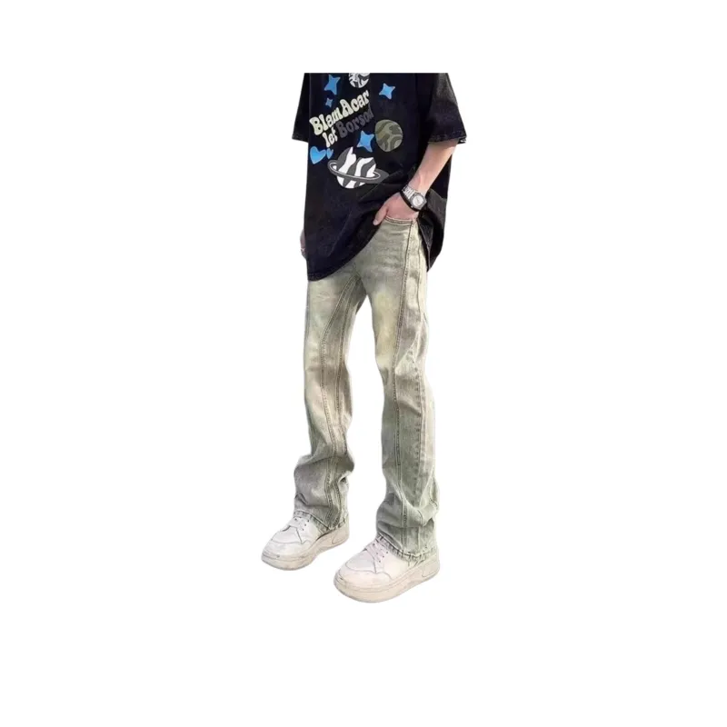WELTER EXPERIMENT Jeans Men's Yellow Mud-0