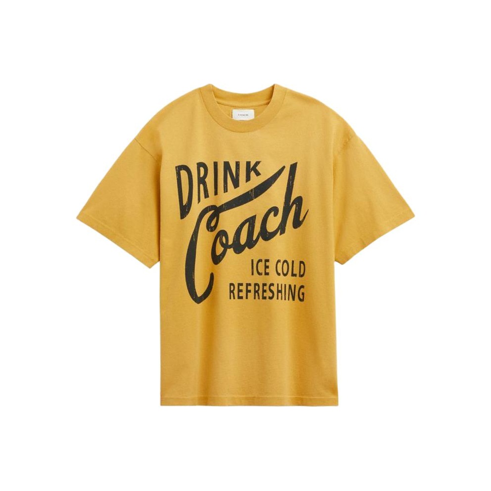 Coach 1941 Black Horse and Carriage Logo Pocket Tee T-Shirt