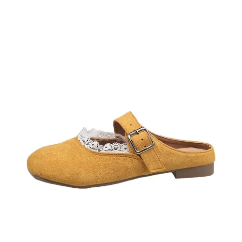 AJPAP Quiet Odor Resistant Slip Resistant Wrap toe Slippers Women's