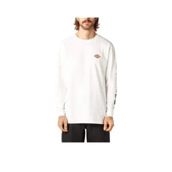 Dickies Long-Sleeve Graphic T-Shirt T-Shirt Men's White