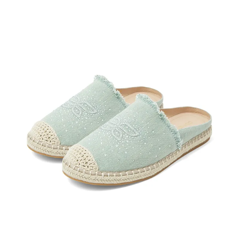 COMELY Espadrilles Women's White/Green-7