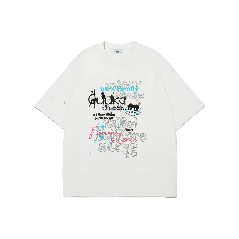 Guuka Short Sleeved T Shirts Unisex Black-8