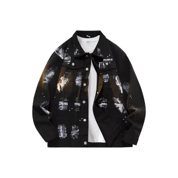 RED DRAGONFLY Denim Jacket Unisex Black