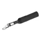 Black-Automatic 48-Rib Reinforced Vinyl Full Blackout with LED Lights