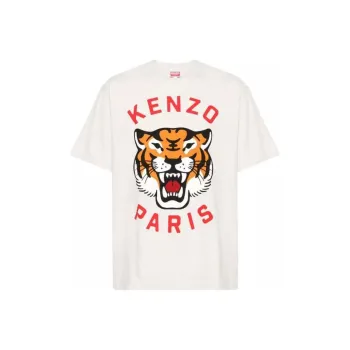 KENZO Lucky Tiger Cotton T shirt