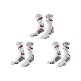 3 Pack (White/Red)