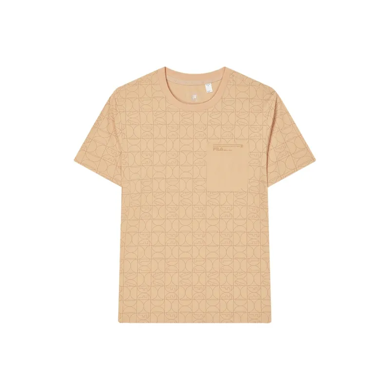 FILA T Shirts Men Flesh Pink Orange-0