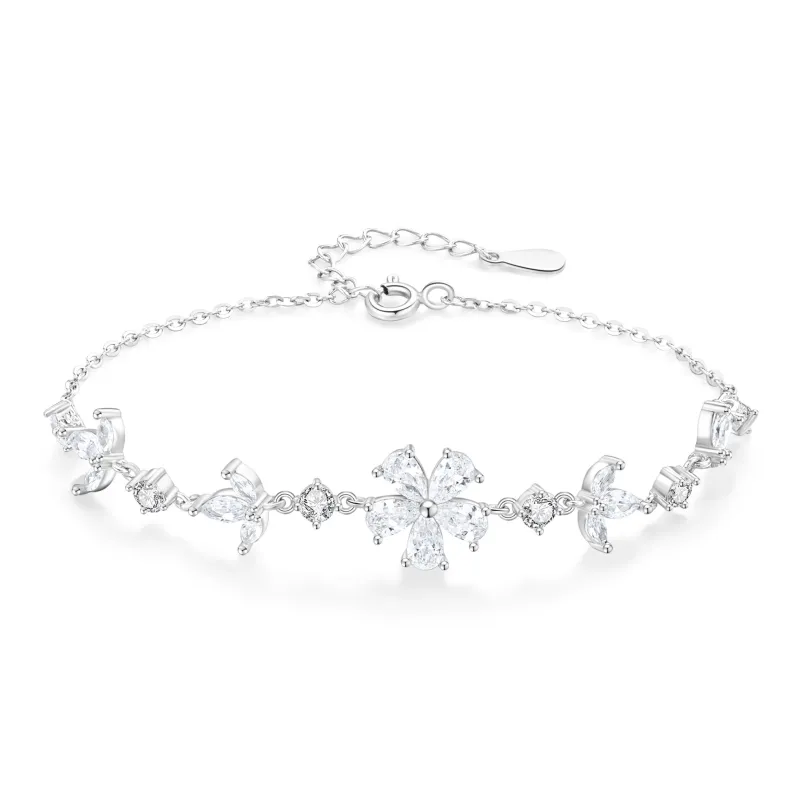 Lao Feng Xiang S925 Silver Bracelets Women's-0