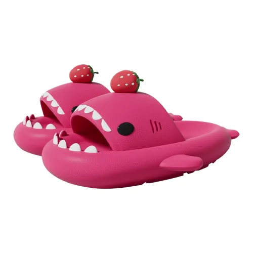Yamada Hyakuju Home Slippers Rose Red