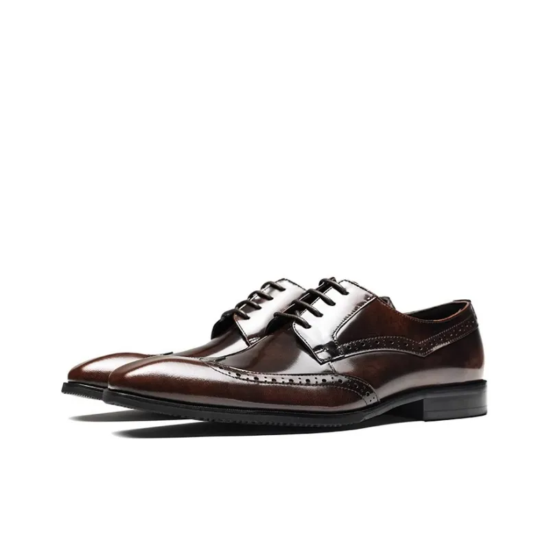 Bansley Dress Shoes Men Low Top-6