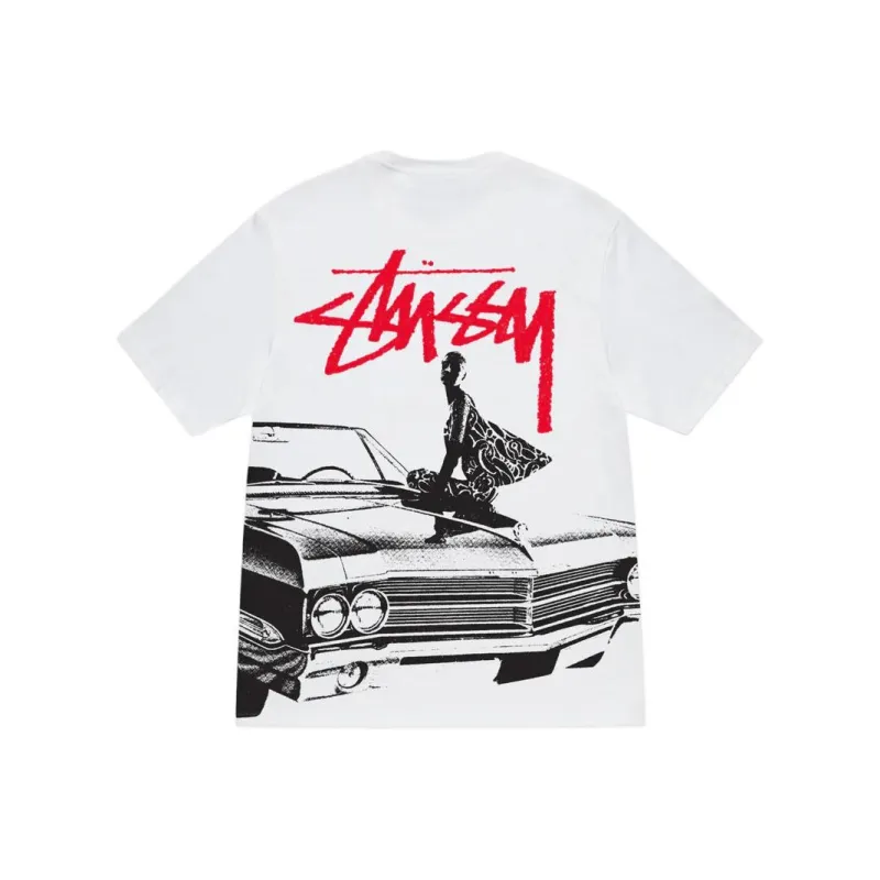 Stussy SS24 Beat Crazy Tee Fog - POIZON