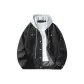 Black Gray Hooded