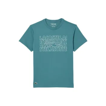 LACOSTE T Shirt Men's Aqua Blue