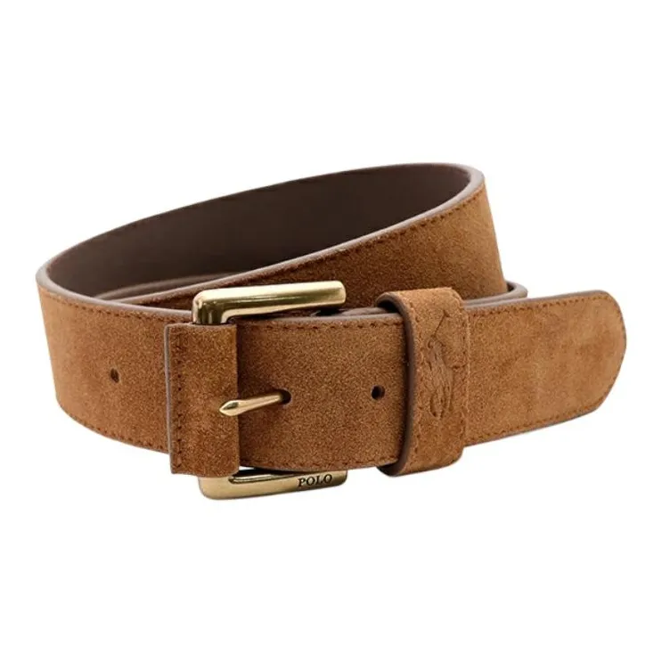 Polo Ralph Lauren Leather Belts Men's Brown 4CM-1