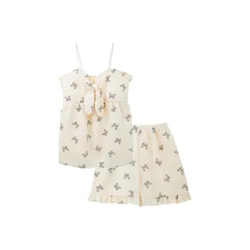 Sleeping Beauty Pajama Set Women's Ivory