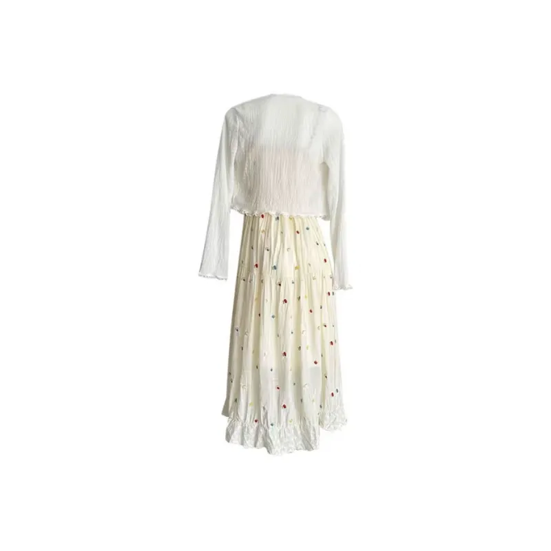 PUREIDOL Slip Dress Women's White-1
