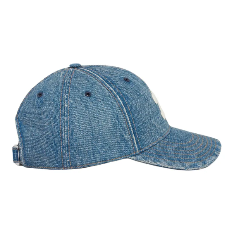CELINE Cotton, Denim Baseball Caps Men's Blue-2