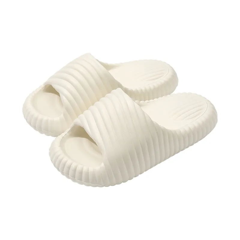 Foot Recreation Squashy And Bouncy Feeling Slippers Summer Indoor Home Platform Slip Resistant Bathroom Couple Slippers-12