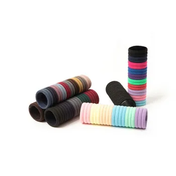 BAIJUAN Rubber Band Hair Clips Women's