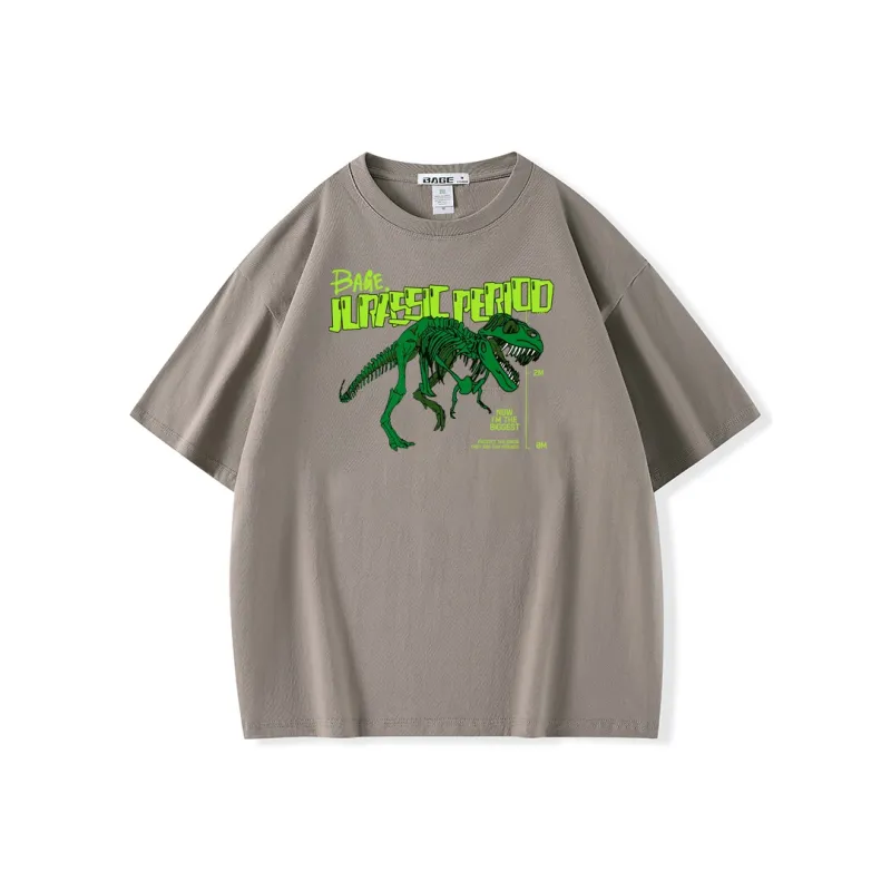 BAGE Drop Shoulder Sleeve T Shirt Unisex-10