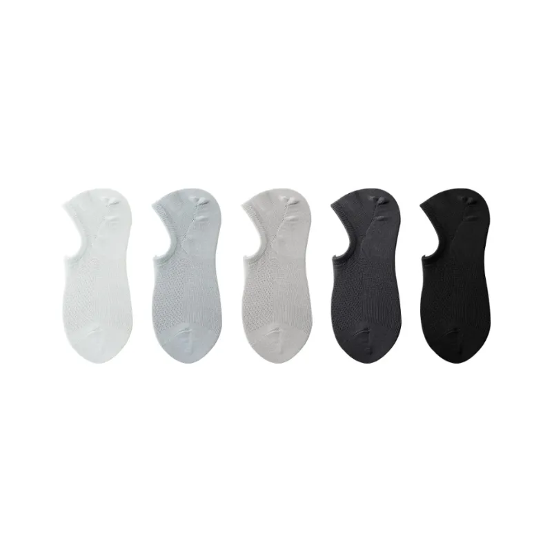AOKANG No Show Socks Men's 5 Pack-17