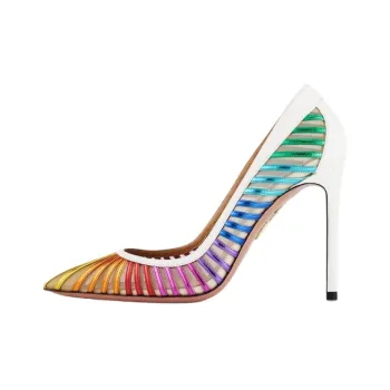 AQUAZZURA Passions Slim Heel High Heels 10.5cm Women's Multicolor