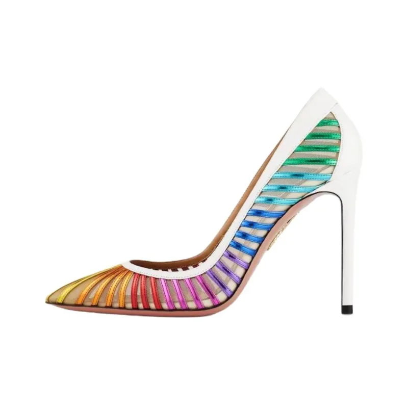 AQUAZZURA Passions Slim Heel High Heels 10.5cm Women's Multicolor-0