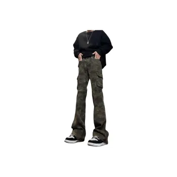 PAINT STAIN Jeans Unisex Camouflage Element