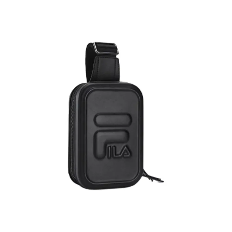 FILA Polyurethane Sling Bag Mini Unisex Jet Black-1