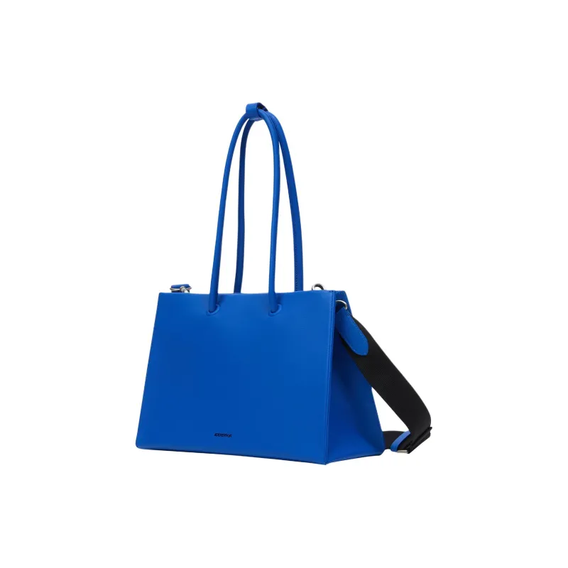 ADER ERROR Cow Leather Tote Bag, Shopping Bag, Shoulder Bag Women's Blue-1