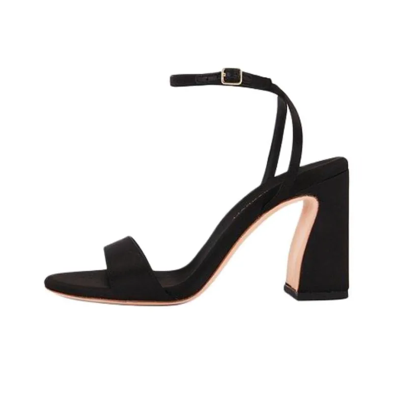 Loeffler Randall Malia Strap Sandals 9cm Women's Black-0