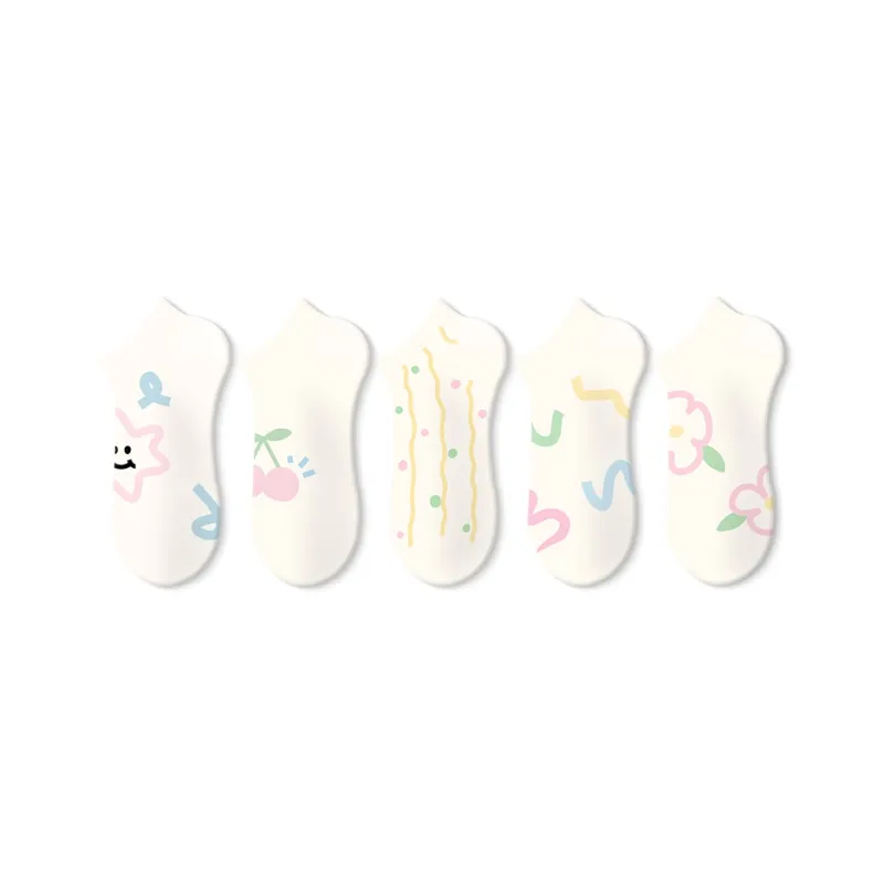 JKN No Show Socks Women's 5 Pack-4