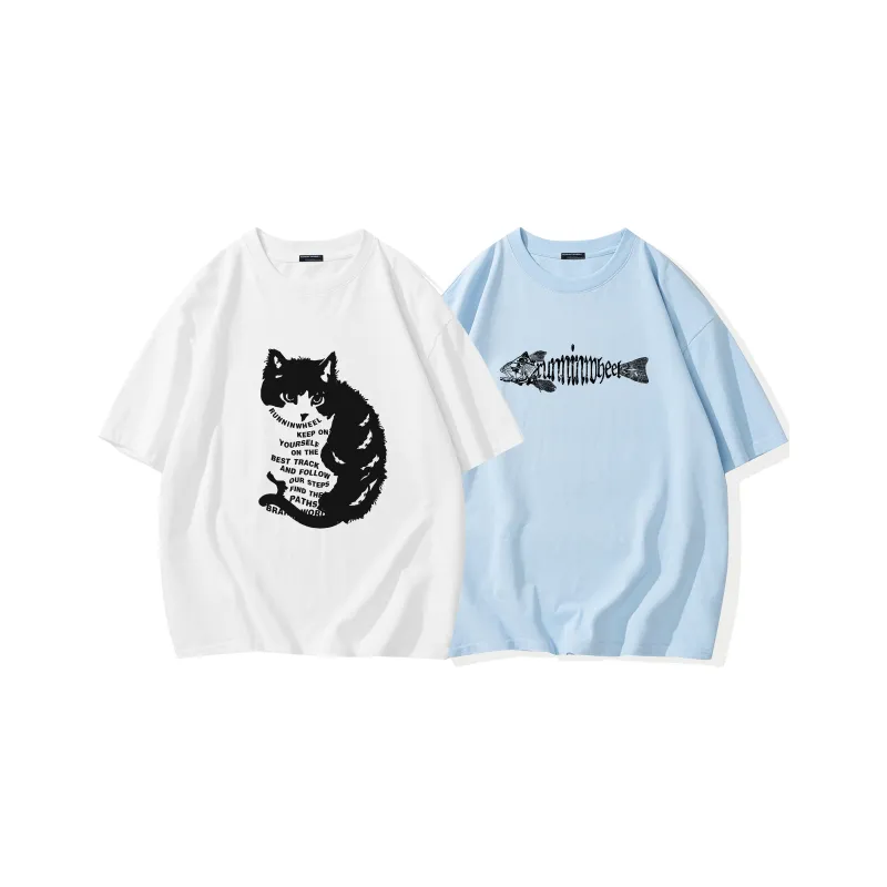 RUNNINWHEEL T Shirt Unisex 2 Pack-42