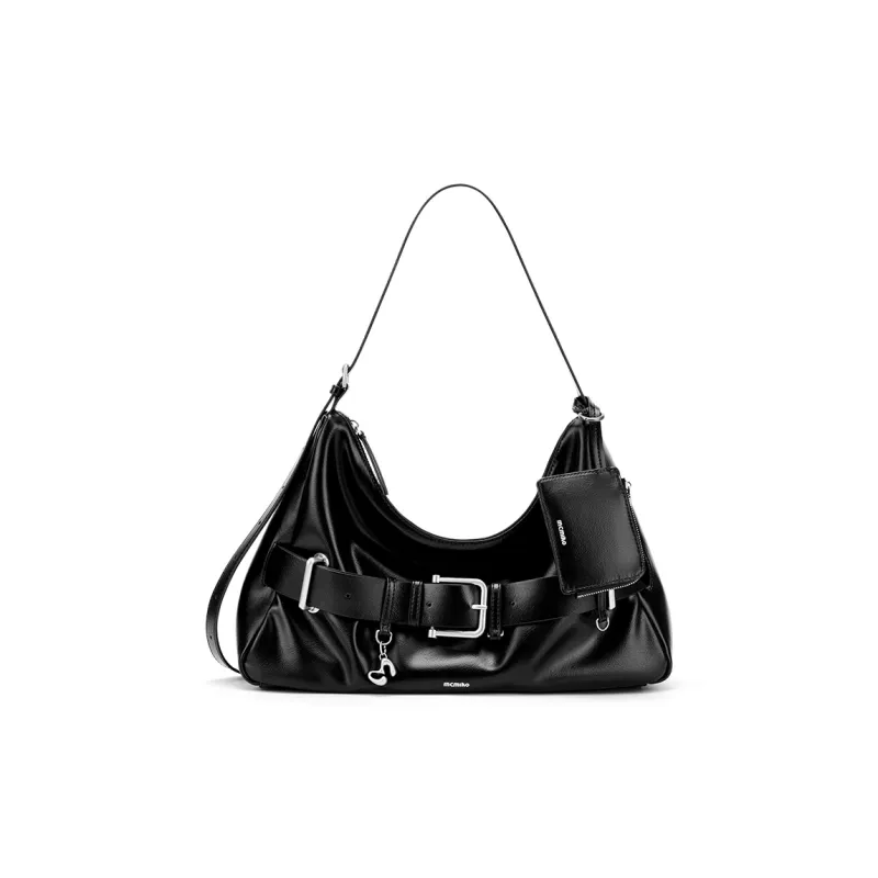 MCMIKO Polyurethane Bonded Synthetic Leather Shoulder Bag Women's Multicolor-1