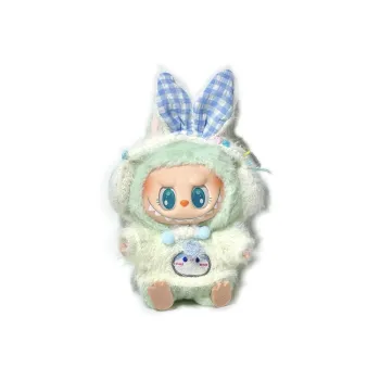[Modified Doll] POP MART Labubu THE MONSTERS Sitting Party Collection Confused, Winter Tale, Adorable Hang Tag Box 15cm