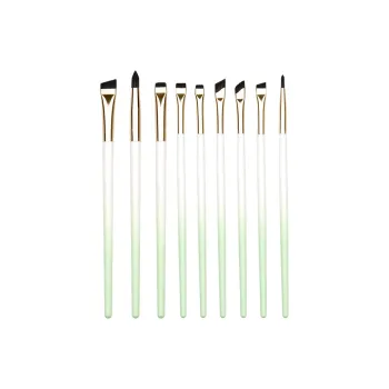 XIBI Soft Bristle Eye Detail 9 Pcs Set Blended Worm Eye Line Blade Eyes Detail Makeup Brush