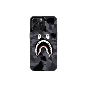 Sopi Acrylic Material Camouflage Shark Phone Cases Compatible With IPhone 16/15 Pro Max/Apple 13/14 Pro Max Collection