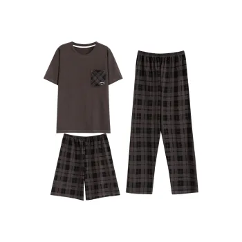 MADALLO Pajama Set Men's Dark Brown