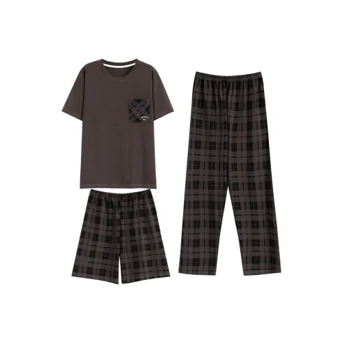 MADALLO Pajama Set Men's Dark Brown